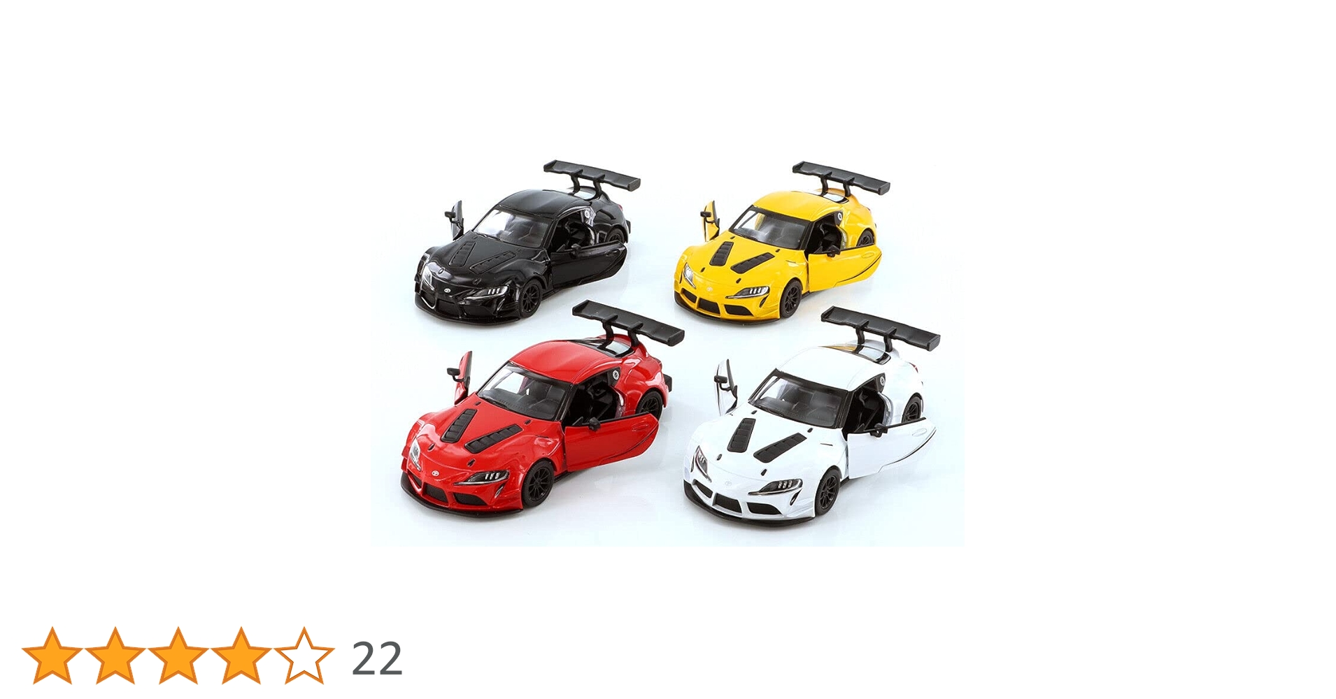 6 台セット　kinsmart製ミニカー1/32 トヨタMRS 6 台セット kinsmart製ミニカー1/32 トヨタMRS - メルカリ